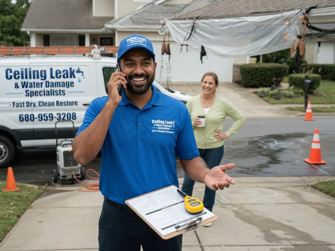 Ceiling Leak Cleanup Palmer, MA FAQs